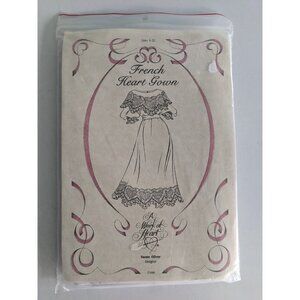NEW Uncut French Heart Gown Pattern Susan Oliver 1989 Work Heart Vintage Wedding